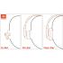 JBL Tune 310C Headphones Wired In-Ear Headphones Pure Bass Sound, 3-Button EQ Selection, Make Clear Calls with USB-C Devices, Microphone and USB-C Port - White